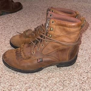 Justin Lace up Boots